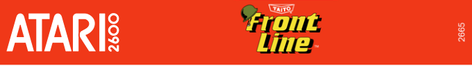 Front Line logo for Atari 2600